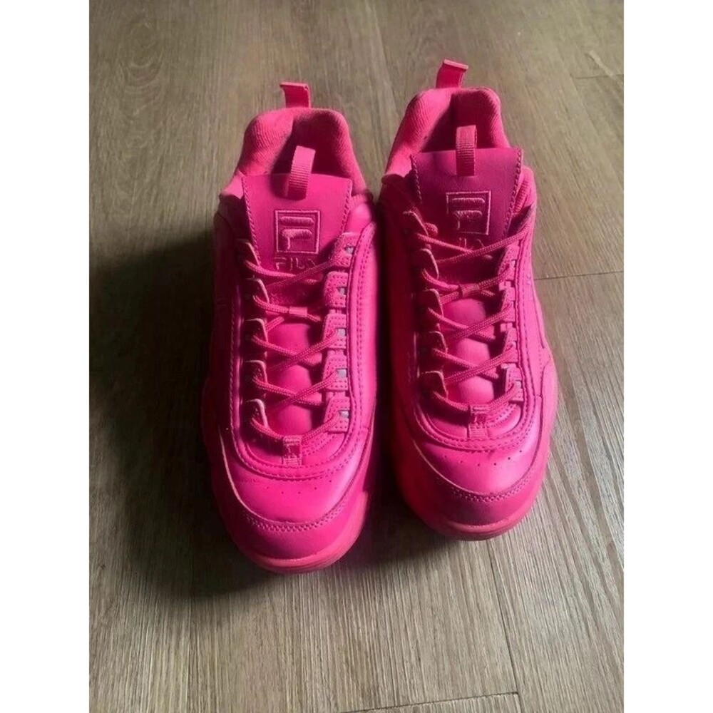 Fila Disruptor II Chunky Platform Sneakers "Pink Glo" (Size 11)